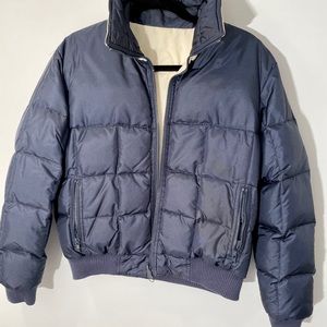 Winter puffer, dark blue, unisex, size S